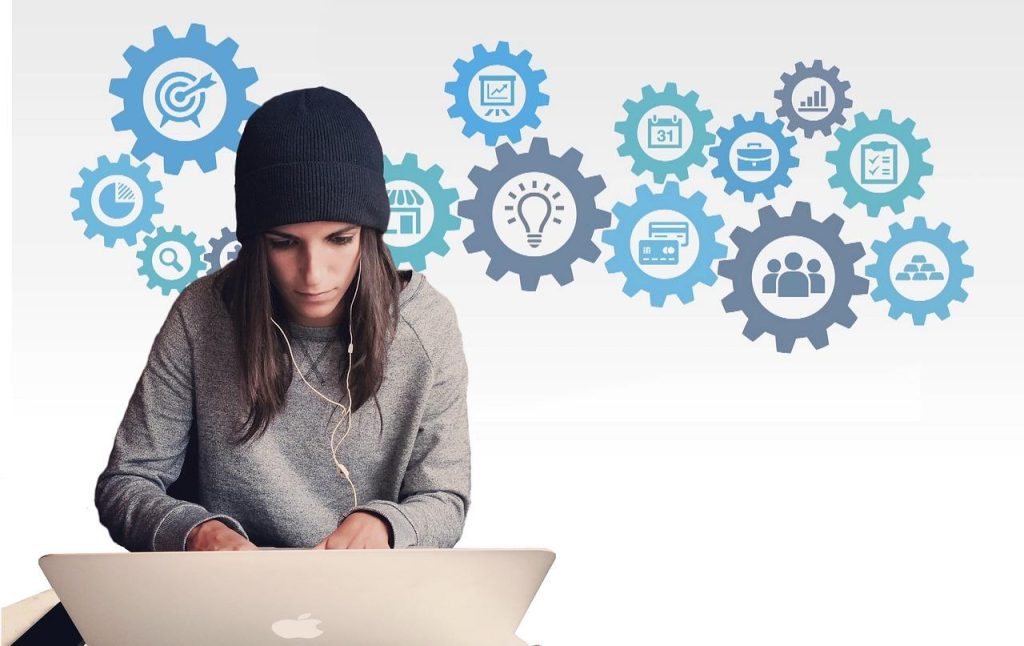 Illustratie over zoekmachine optimalisatie strategieën voor online marketing met focus op vindbaarheid en groei